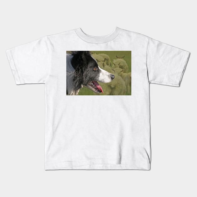 Sheepdog Kids T-Shirt by Furtographic